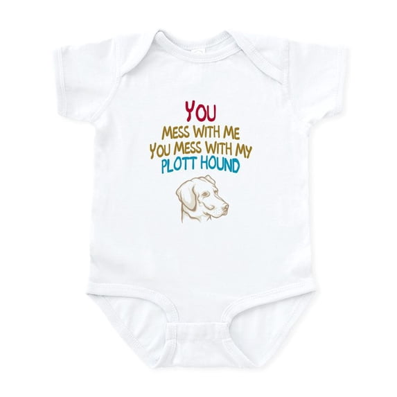 CafePress - Plott Hound Infant Bodysuit - Baby Light Bodysuit, Size Newborn - 24 Months