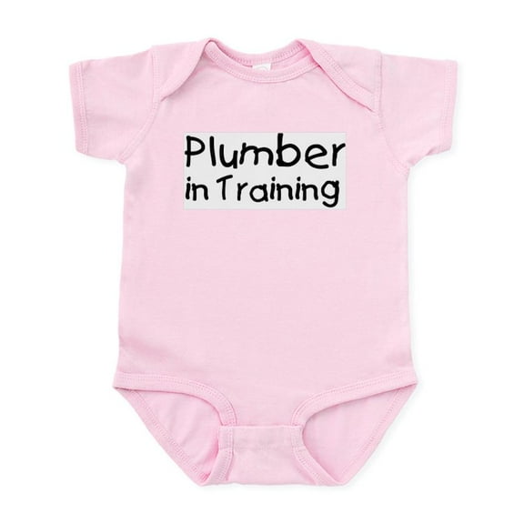 CafePress - Plumber In Training Infant Bodysuit - Baby Light Bodysuit, Size Newborn - 24 Months