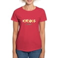 thumbnail image 1 of CafePress - Plumeria Band Women's Dark T Shirt - Women's Traditional Fit Dark T-Shirt, 1 of 4