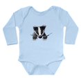 thumbnail image 1 of CafePress - Pocket Badger Body Suit - Long Sleeve Cotton Baby Bodysuit, 1 of 4