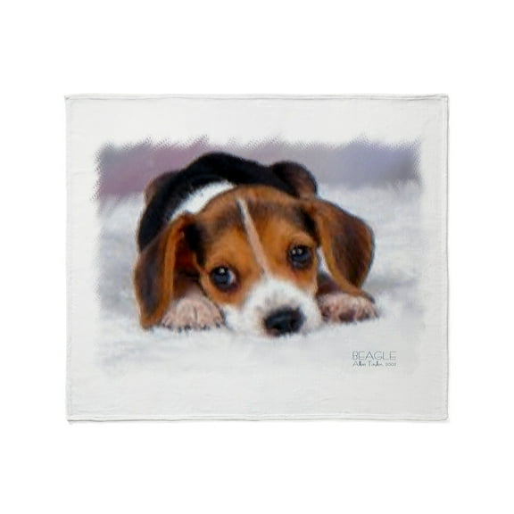 CafePress - Pocket Beagle Painting Throw Blanket - Soft Fleece Throw Blanket, 50"x60" for All Ages
