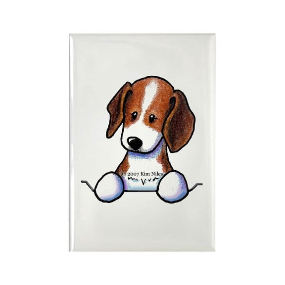 CafePress - Pocket Beagle - Rectangle Magnet, 2"x3" Refrigerator Magnet
