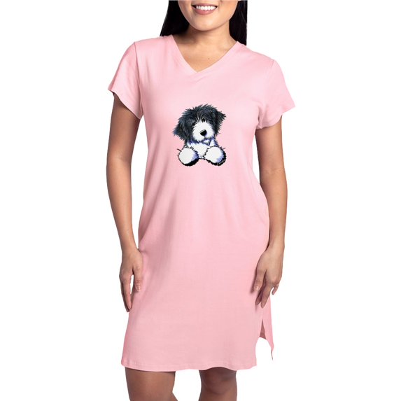 CafePress - Pocket Bearded Collie - Women's Nightshirt