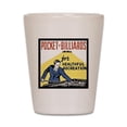 thumbnail image 1 of CafePress - Pocket Billiards - White Shot Glass, Unique and Funny Shot Glass, 1 of 2