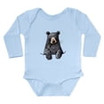 thumbnail image 1 of CafePress - Pocket Black Bear Long Sleeve Infant Bodysuit - Long Sleeve Cotton Baby Bodysuit, 1 of 4