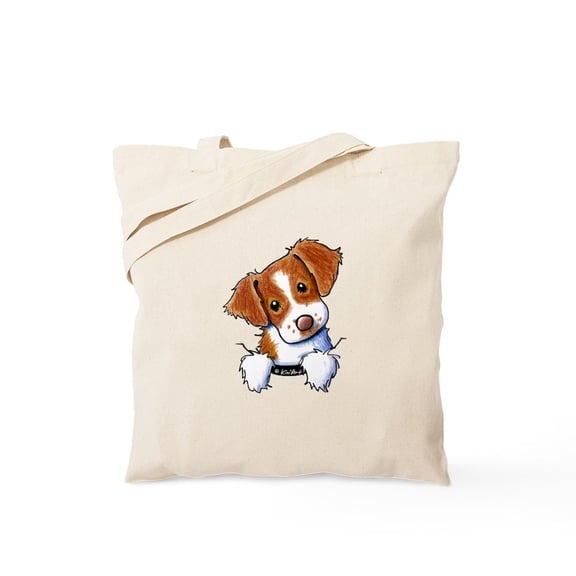 CafePress - Pocket Brittany Tote Bag - Unisex Canvas Tote Bag, Beige, 1-Piece