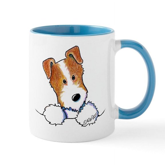 CafePress - Pocket JRT BC2 Mug - 11 oz Ceramic Mug - Novelty Coffee Tea Cup