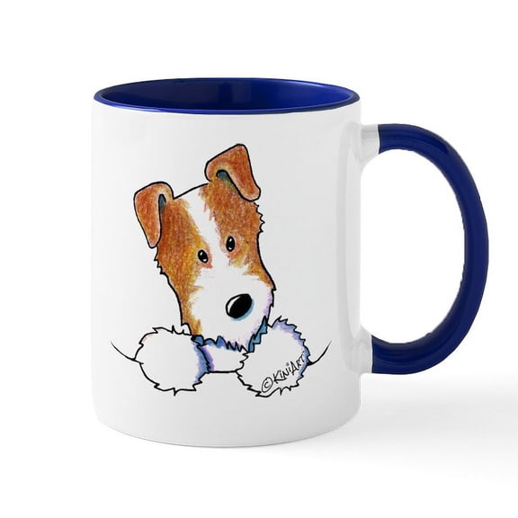 CafePress - Pocket JRT BC2 Mug - 11 oz Ceramic Mug - Novelty Coffee Tea Cup