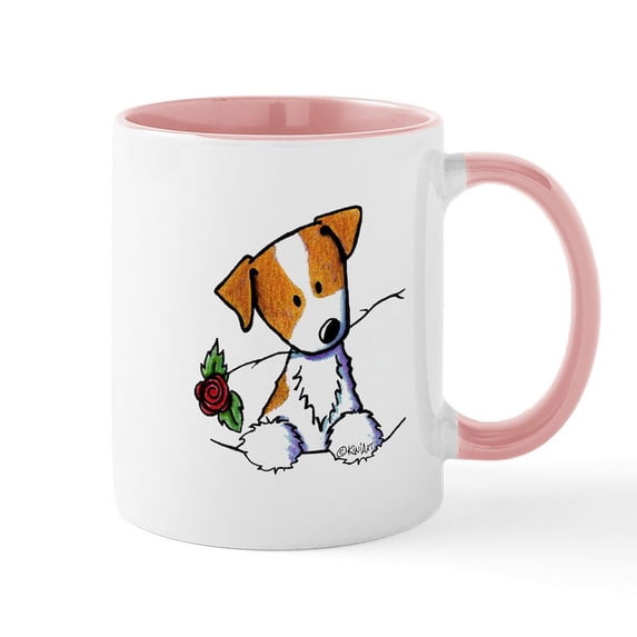 CafePress - Pocket Rose JRT Mug - 11 oz Ceramic Mug - Novelty Coffee Tea Cup