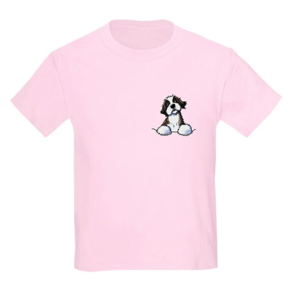 CafePress - Pocket St. Bernard II Kids Light T Shirt - Light Classic Kids Graphic, Short Sleeve T-Shirt, Sizes XS-XL