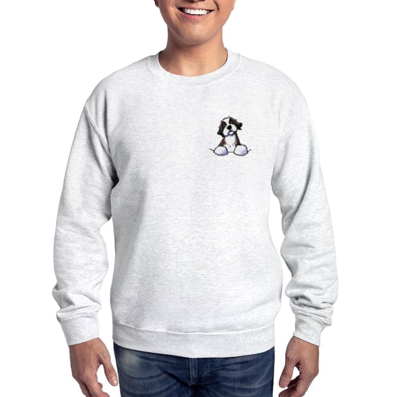 CafePress - Pocket St. Bernard II Sweatshirt - Crew Neck Sweatshirt