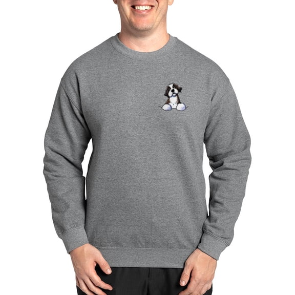 CafePress - Pocket St. Bernard II Sweatshirt - Crew Neck Sweatshirt