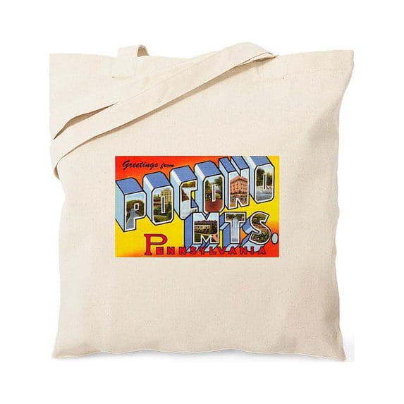 CafePress - Pocono Mts Pennsylvania Tote Bag - Unisex Canvas Tote Bag, Beige, 1-Piece