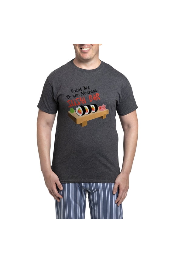 - Point Me To The Nearest SUSHI BAR Pajamas - Men's Loose Fit, Cotton - 2 Piece Pajama Set