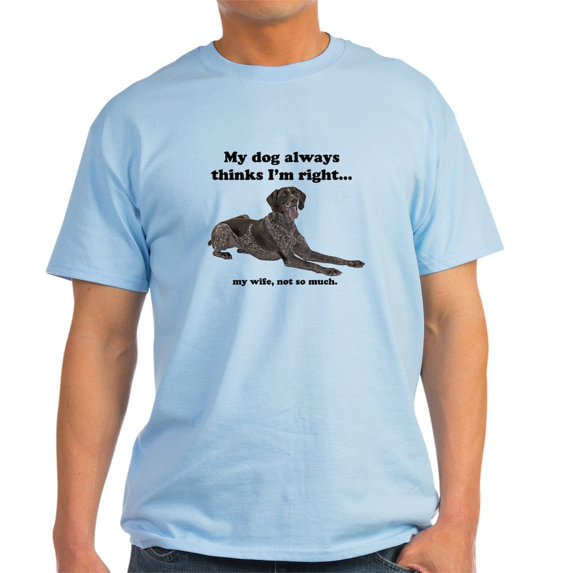 CafePress - Pointer V Wife Light T Shirt - Men's Classic Graphic T-Shirt