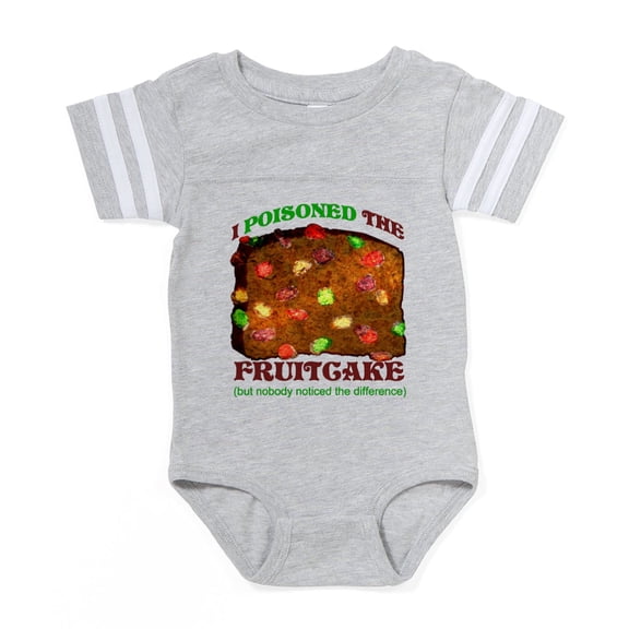 CafePress - Poisoned Fruitcake - Cute Infant Baby Football Bodysuit