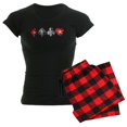 thumbnail image 1 of CafePress - Poker Gems Pajamas - Women's Short Sleeve Print T-Shirt and Pants Dark Cotton Pajama Set, 1 of 7