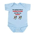 thumbnail image 1 of CafePress - Poker Player Like My Daddy Body Suit - Baby Light Bodysuit, Size Newborn - 24 Months, 1 of 4