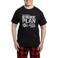 thumbnail image 1 of CafePress - Poker Retirement Plan Men's Dark Pajamas - Men's Dark Loose Fit Cotton Pajama Set, 1 of 7