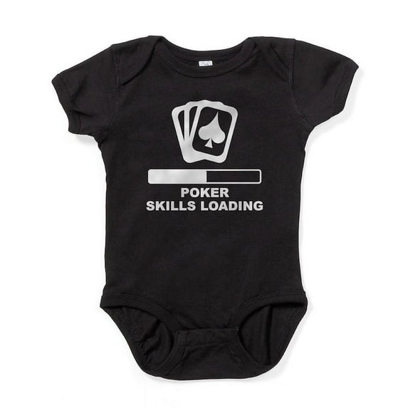 CafePress - Poker Skills Loading - Cute Infant Bodysuit Baby Romper - Size Newborn - 24 Months