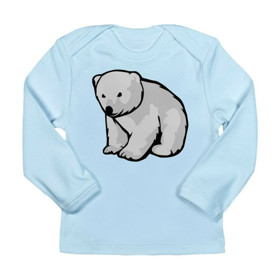 CafePress - Polar Bear Cub Long Sleeve Infant T Shirt - Long Sleeve Infant T-Shirt