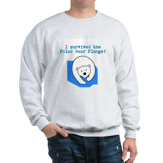 CafePress - Polar Bear Plunge Day Sweatshirt - Crew Neck Sweatshirt