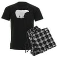 thumbnail image 1 of CafePress - Polar Bear Silhouette Pajamas - Men's Dark Loose Fit Cotton Pajama Set, 1 of 7