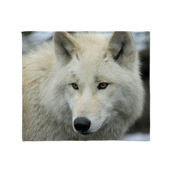 CafePress - Polarwolf001 Throw Blanket - Soft Fleece Throw Blanket, 50"x60" for All Ages