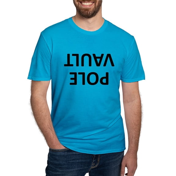 CafePress - Pole Vault Men's Fitted T Shirt (Dark) - Men's Fitted T-Shirt