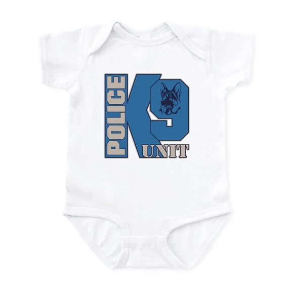 CafePress - Police K9 Unit Dog Infant Bodysuit - Baby Light Bodysuit, Size Newborn - 24 Months