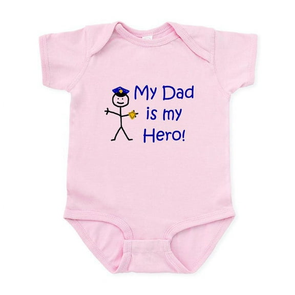 CafePress - Police Kid Hero Body Suit - Baby Light Bodysuit, Size Newborn - 24 Months