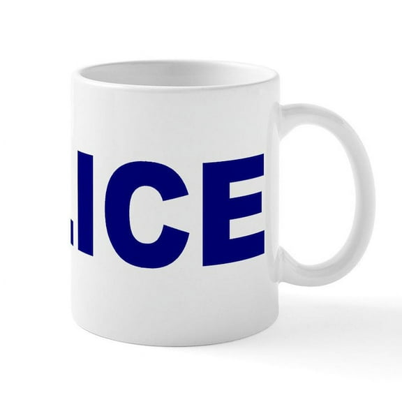 CafePress - Police Mug - 11 oz Ceramic Mug - Novelty Coffee Tea Cup