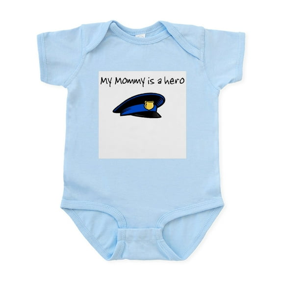 CafePress - Police Officer Infant Bodysuit - Baby Light Bodysuit, Size Newborn - 24 Months