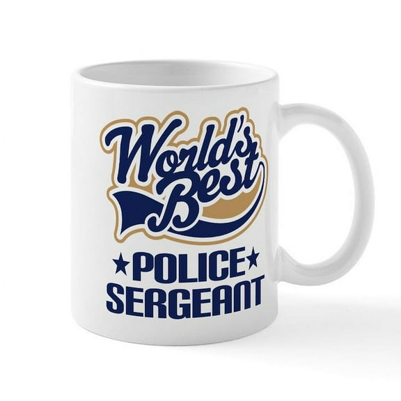 CafePress - Police Sergeant Mug - 11 oz Ceramic Mug - Novelty Coffee Tea Cup