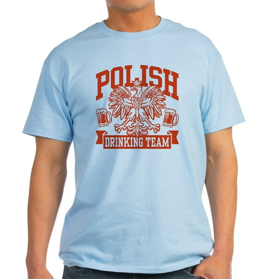 CafePress - Polish Drinking Team Light T Shirt - Men's Classic Graphic T-Shirt