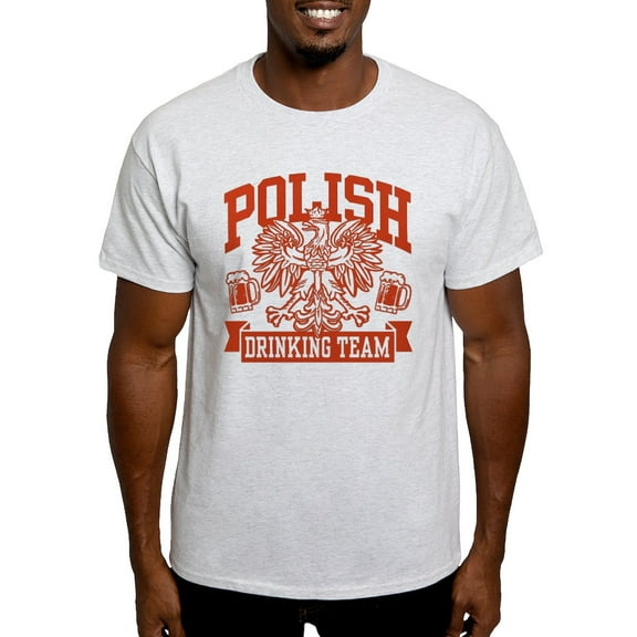 CafePress - Polish Drinking Team Light T Shirt - Men's Classic Graphic T-Shirt