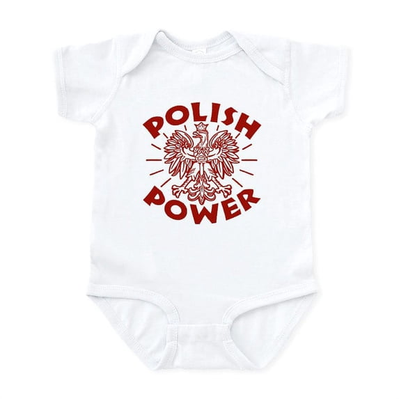 CafePress - Polish Power Infant Bodysuit - Baby Light Bodysuit, Size Newborn - 24 Months