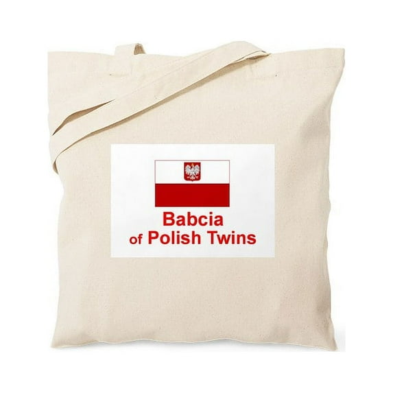 CafePress - Polish Twins Babcia Tote Bag - Unisex Canvas Tote Bag, Beige, 1-Piece