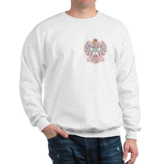 CafePress - Polish White Eagle 2 Sweatshirt - Crew Neck Sweatshirt