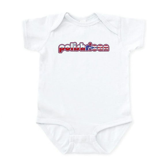 CafePress - Polishrican Infant Bodysuit - Baby Light Bodysuit, Size Newborn - 24 Months
