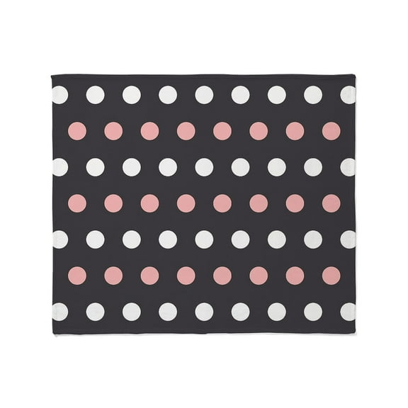 CafePress - Polka Dots Throw Blanket - Soft Fleece Throw Blanket, 50"x60" Stadium Blanket