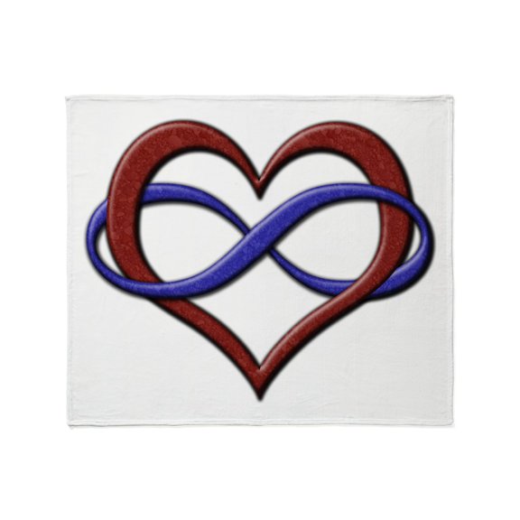 CafePress - Polyamory Pride Designs Throw Blanket - Soft Fleece Throw Blanket, 50"x60" for All Ages