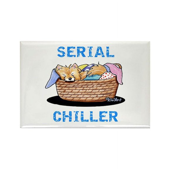 CafePress - Pom Serial Chiller - Rectangle Magnet, 2"x3" Refrigerator Magnet