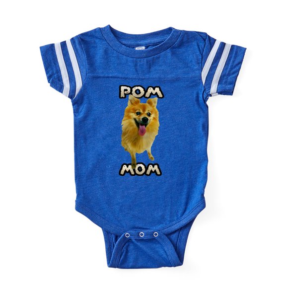 CafePress - Pomeranian Mom - Cute Infant Baby Football Bodysuit
