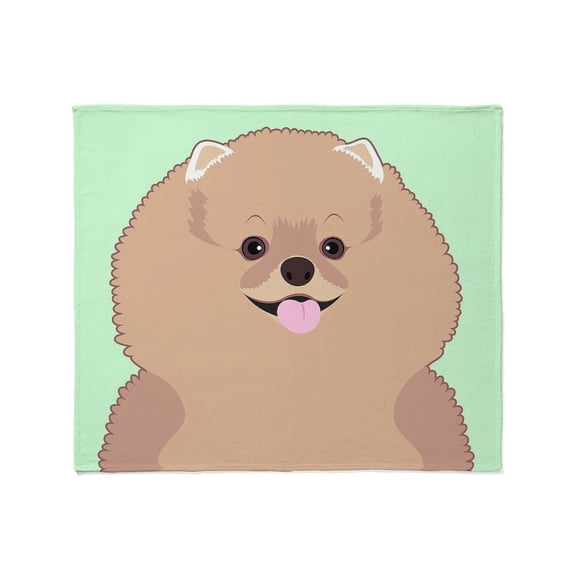 CafePress - Pomeranian Throw Blanket - Soft Fleece Throw Blanket, 50"x60" for All Ages
