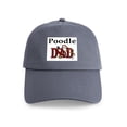thumbnail image 1 of CafePress - Poodle Dad Cap - Adjustable 100% Brushed Unisex Casual Cotton Baseball Cap, Beige, 1, 1 of 2