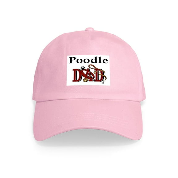 CafePress - Poodle Dad Cap - Adjustable 100% Brushed Unisex Casual Cotton Baseball Cap, Beige, 1