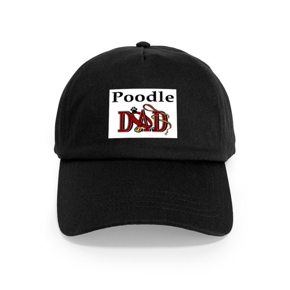 CafePress - Poodle Dad Cap - Adjustable 100% Brushed Unisex Casual Cotton Baseball Cap, Beige, 1