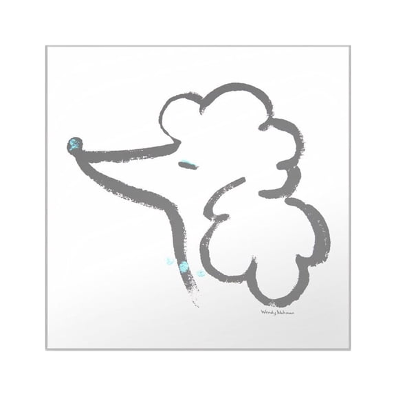 CafePress - Poodle Portrait Sticker - Square Sticker 3" x 3"