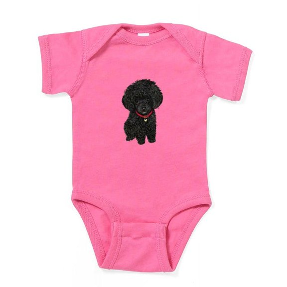 CafePress - Poodle Pup (Blk) - Cute Infant Bodysuit Baby Romper - Size Newborn - 24 Months